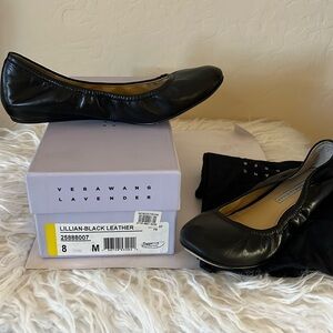 Vera Wang leather ballet flats. Size 8. Great condition.
